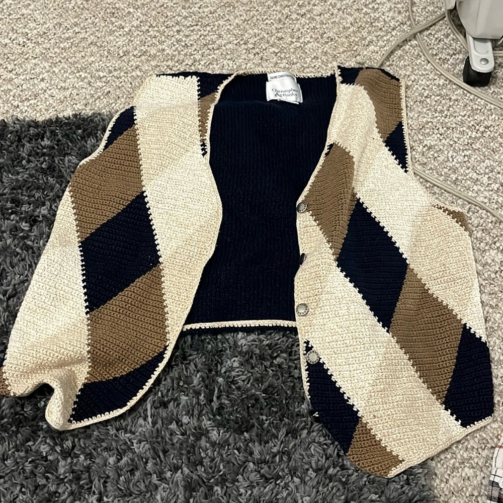 vintage sweater vest